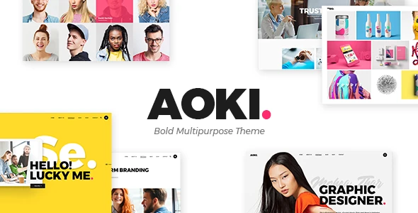 Aoki – Creative Design Agency WordPress Theme